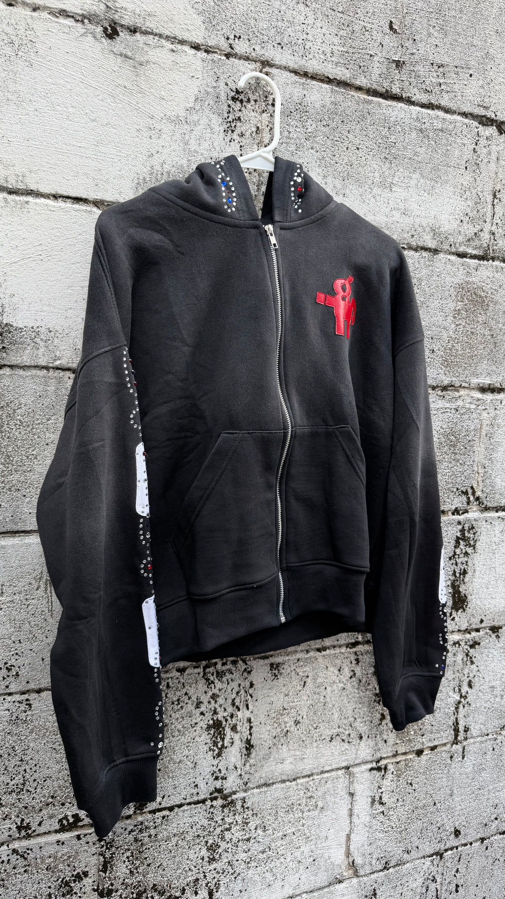 IGSU JEWELS ZIP UP HOODIE